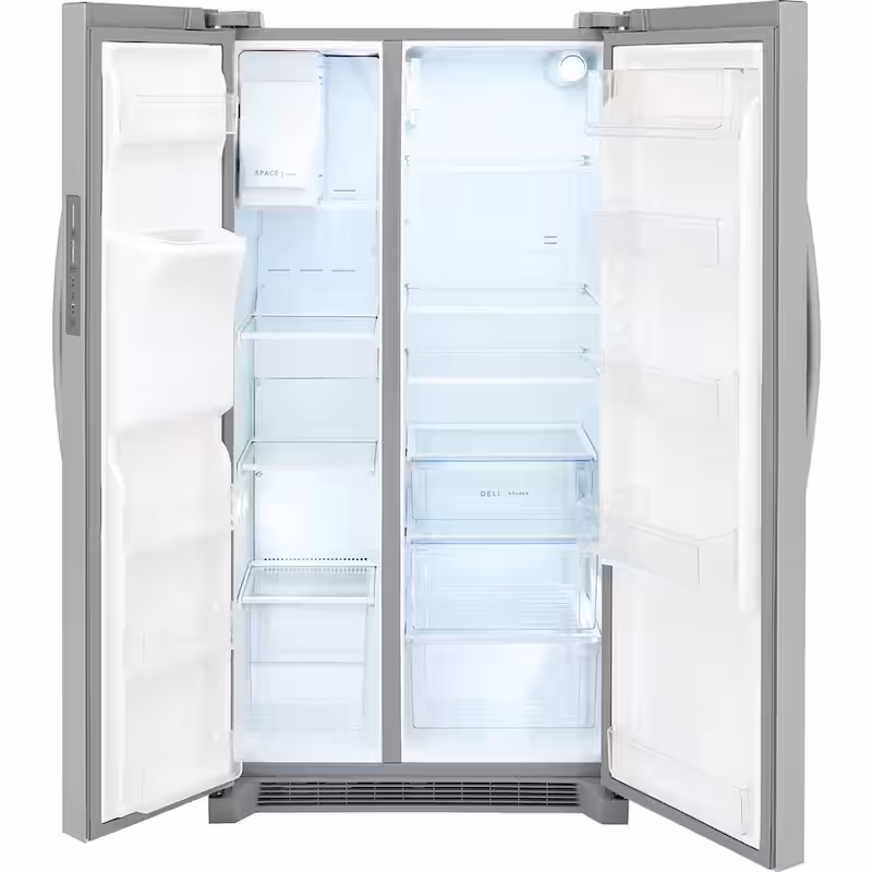 36.1 in. 22.3 cu. ft. Counter Depth Side-by-Side Refrigerator in Stainless Steel