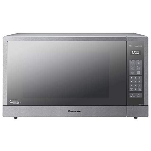 Panasonic Microwave Oven NN-SN966S Stainless Steel Countertop/Built-In with Inverter Technology and Genius Sensor, 2.2 Cubic Foot, 1250W
