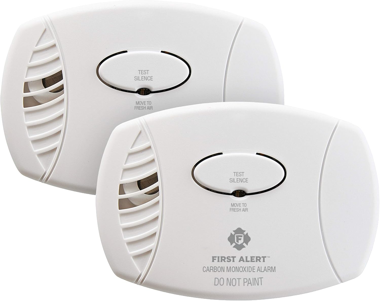 FIRST ALERT CO400-3 Carbon Monoxide Detector, Battery Operated, White , 3-Pack -CO400-3
