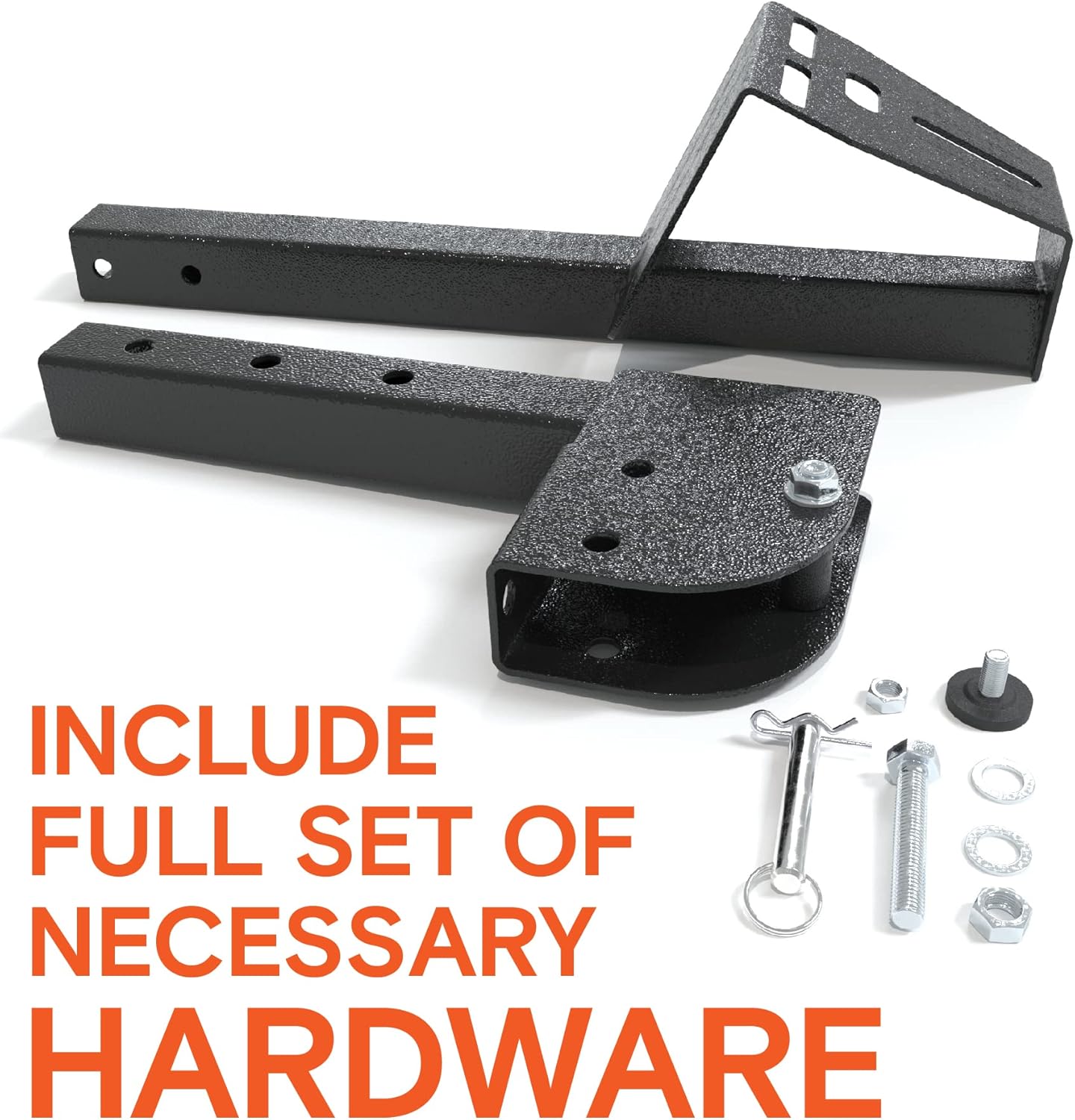 FIXA TOOLS Hitch Spare Tire Mount Universal Trailer Hitch Tire Carrier Foldable Construction for SUV Hitch Mount Collapsible Mount Rack Adaptor for 2-inch Receiver Front and Back Rear Tailgate