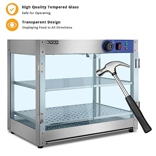 ROVSUN 110V Commercial Food Warmer Display