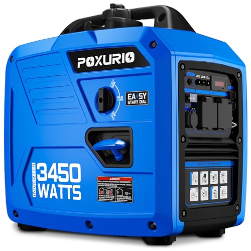 4000 Watt Inverter Generator, 120V Gas Powered Generator Super Quiet, RV Ready/EPA for RV, Camping and Home