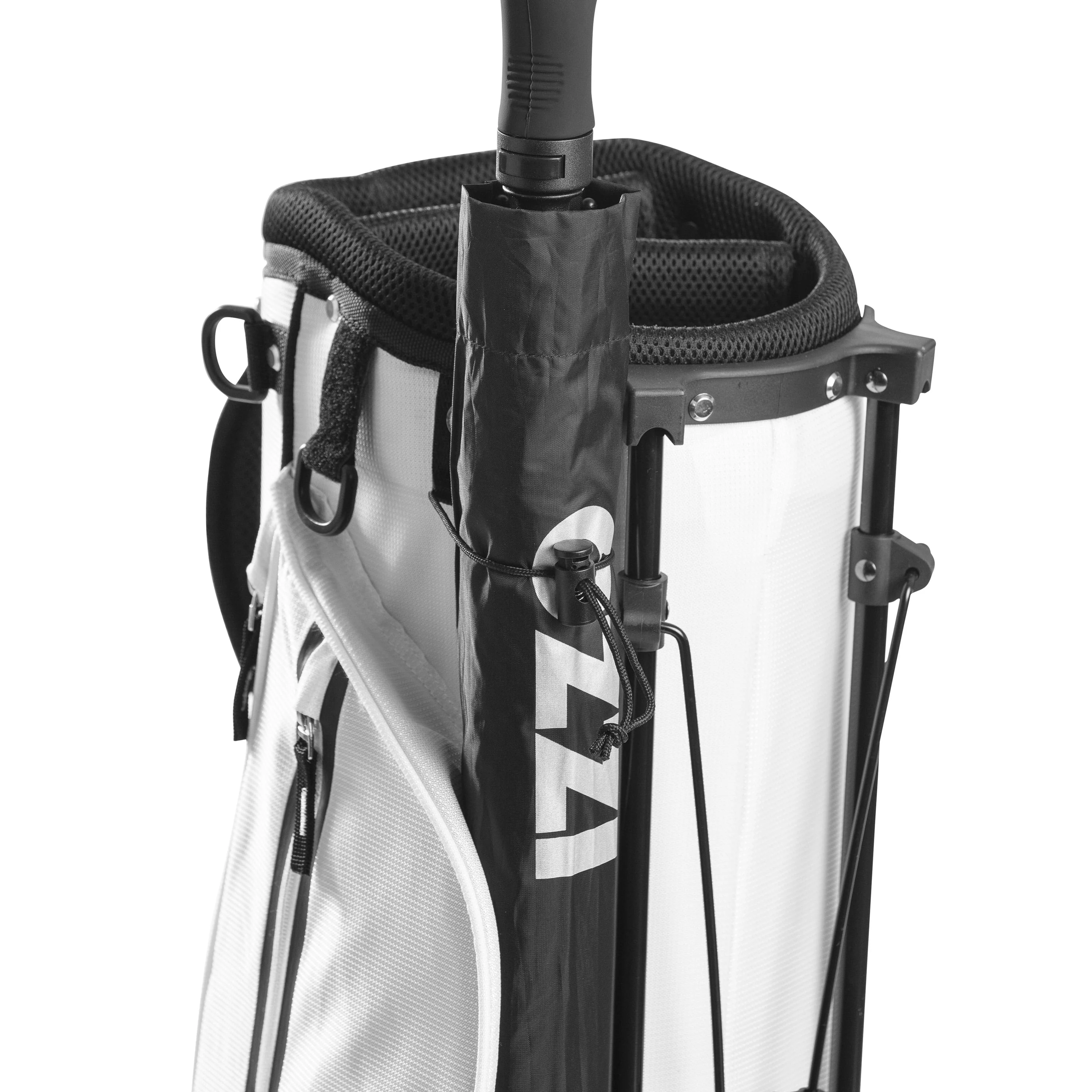 Izzo Golf Ultra-Lite Stand Bag - Grey/Lime