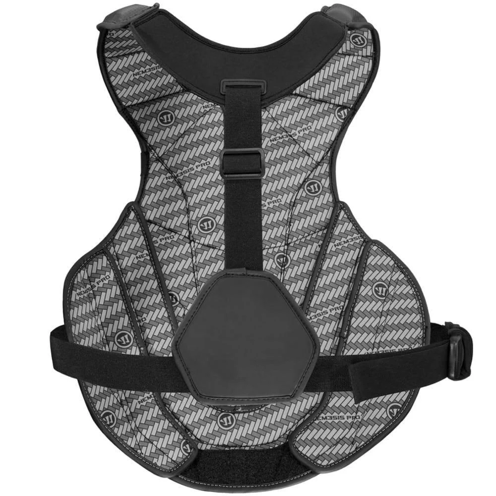 Warrior Nemesis Pro Goalie Chest Pad, Small, Black