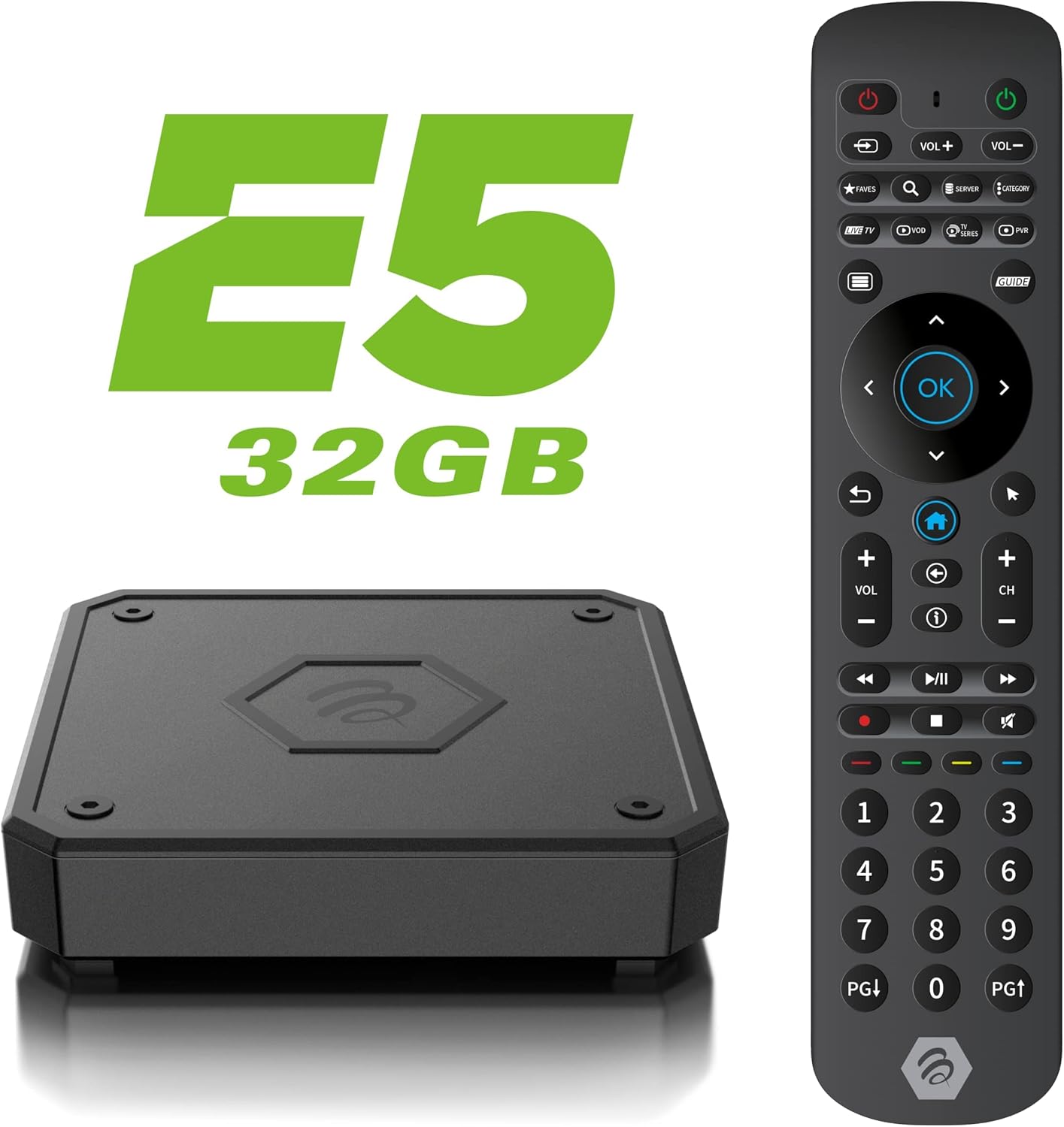 BuzzTV E5 | 2GB RAM - 32GB Storage | Android 11 OS | 4K Buzz tv