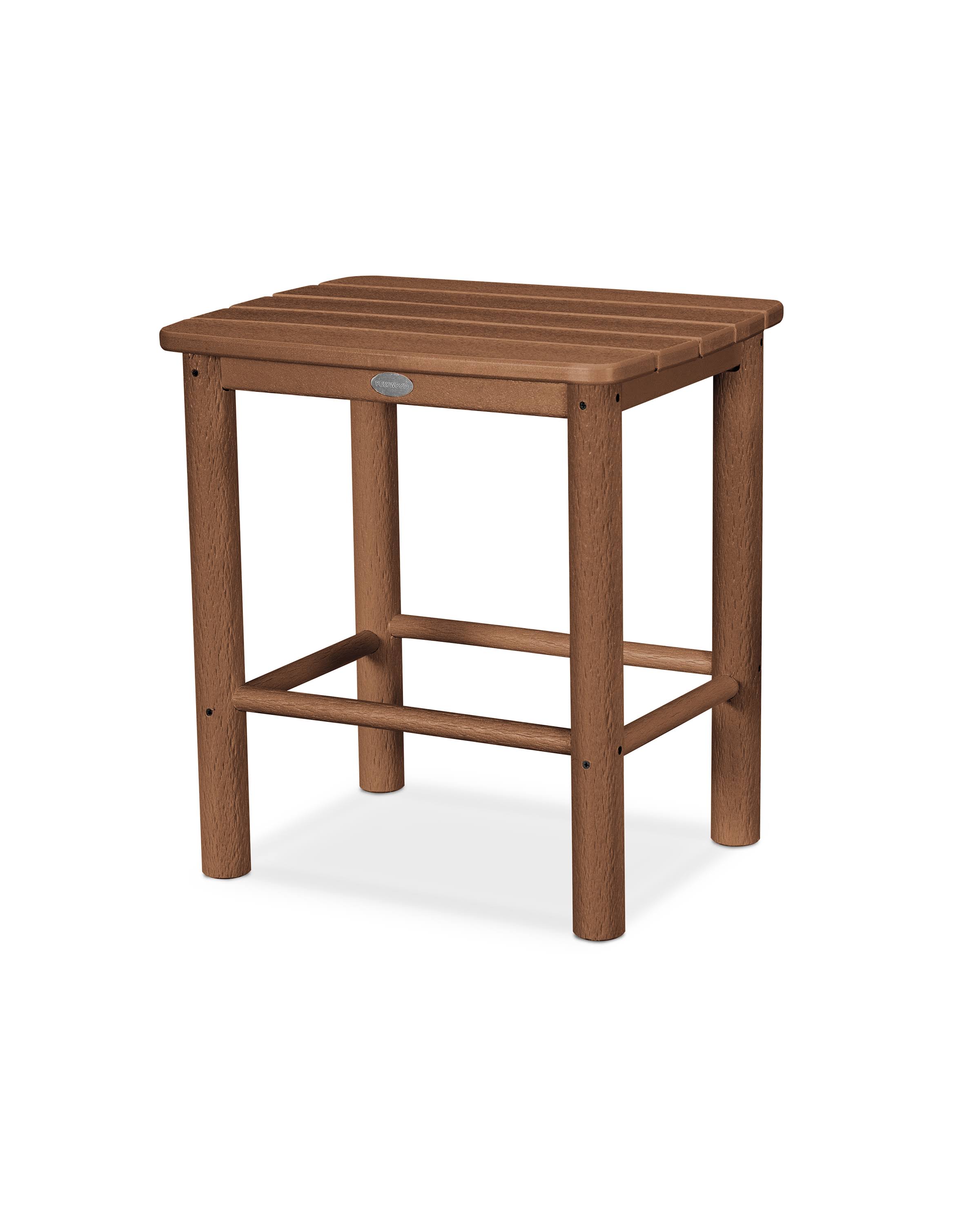 POLYWOOD McGavin Side Table in Teak