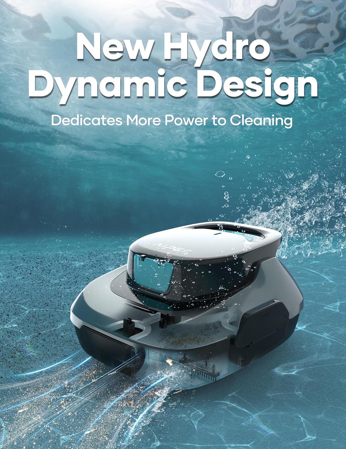 AIPER 2024 Upgraded Scuba SE Robotic Pool Cleaner, Cordless Robotic Pool Vacuum, Lasts up to 90 Mins, Ideal for Above Ground Pools, Automatic Cleaning with Self-Parking Capabilities