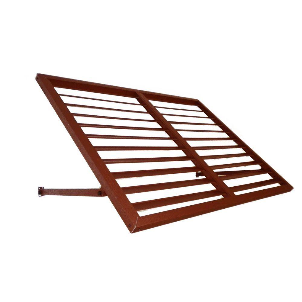 Awntech Metal Shutter Awning 3& 8x22W x 3&D x 2&H Copper