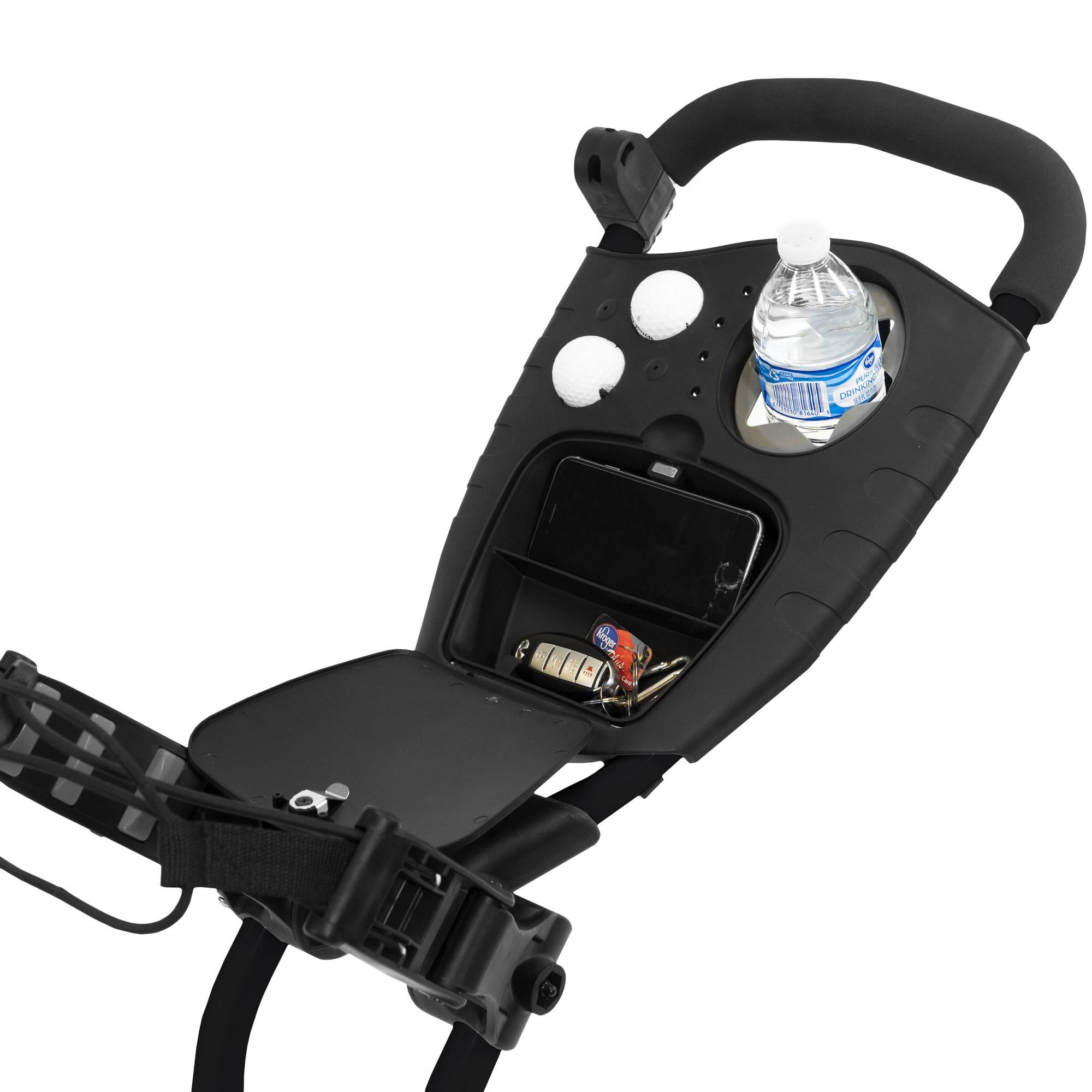 Bag Boy Spartan Push Cart - Black/Red