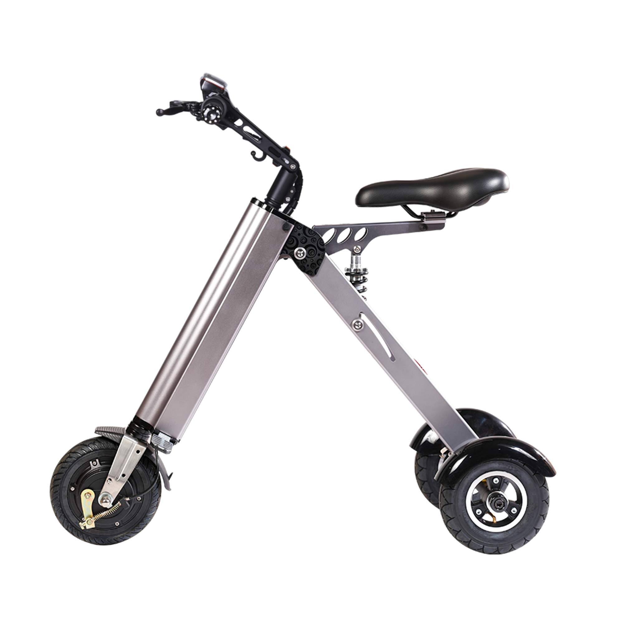 TopMate ES31 Electric Scooter Mini Foldable Tricycle Weight 14kg with 3 Gears Speed and 3 Shock Absorbers | Suitable for Travel