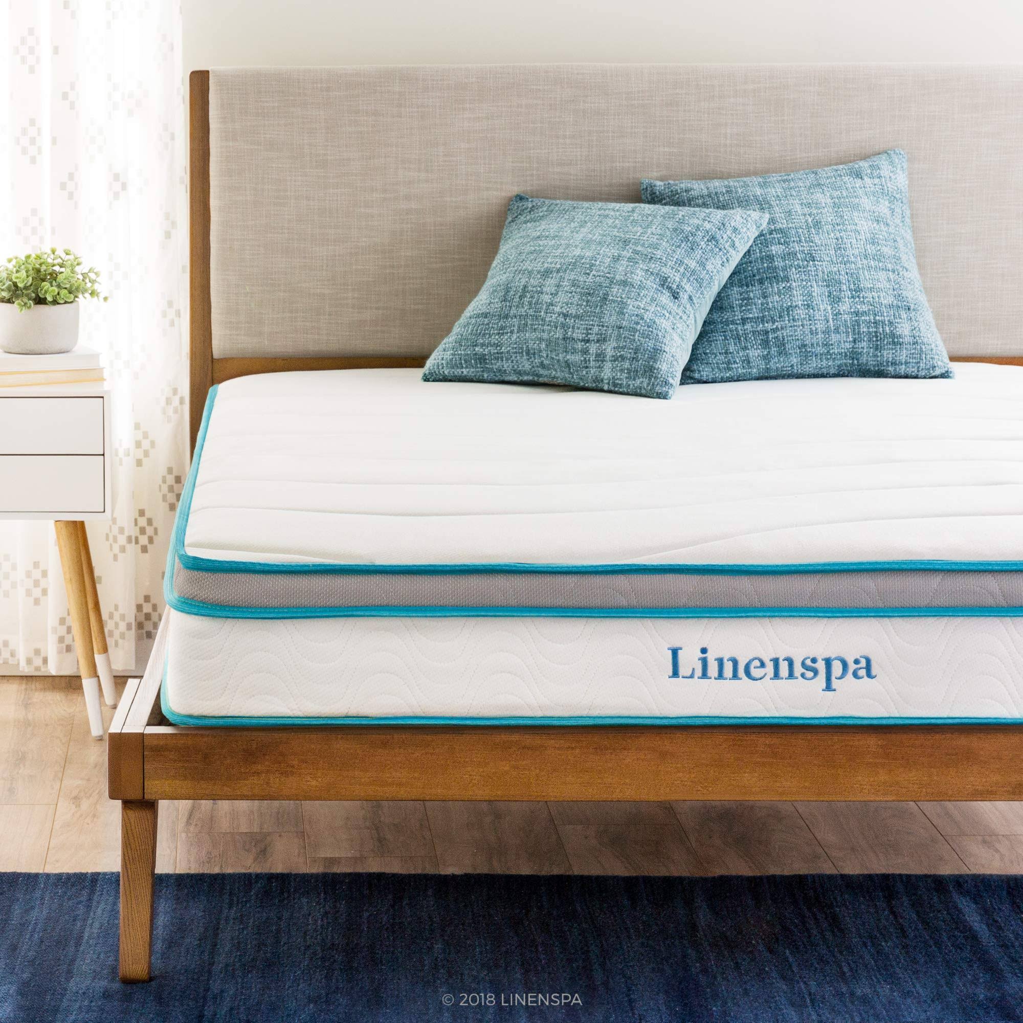 Linenspa 8 inch Memory Foam and Innerspring Hybrid Mattress - Twin XL