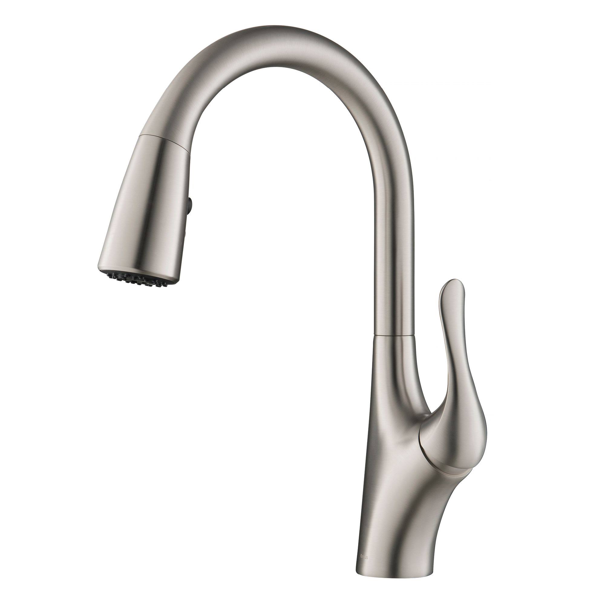 Kraus KPF-1674SFS Merlin Single Handle Pull-Down Kitchen Faucet Spot Free - Stainless Steel