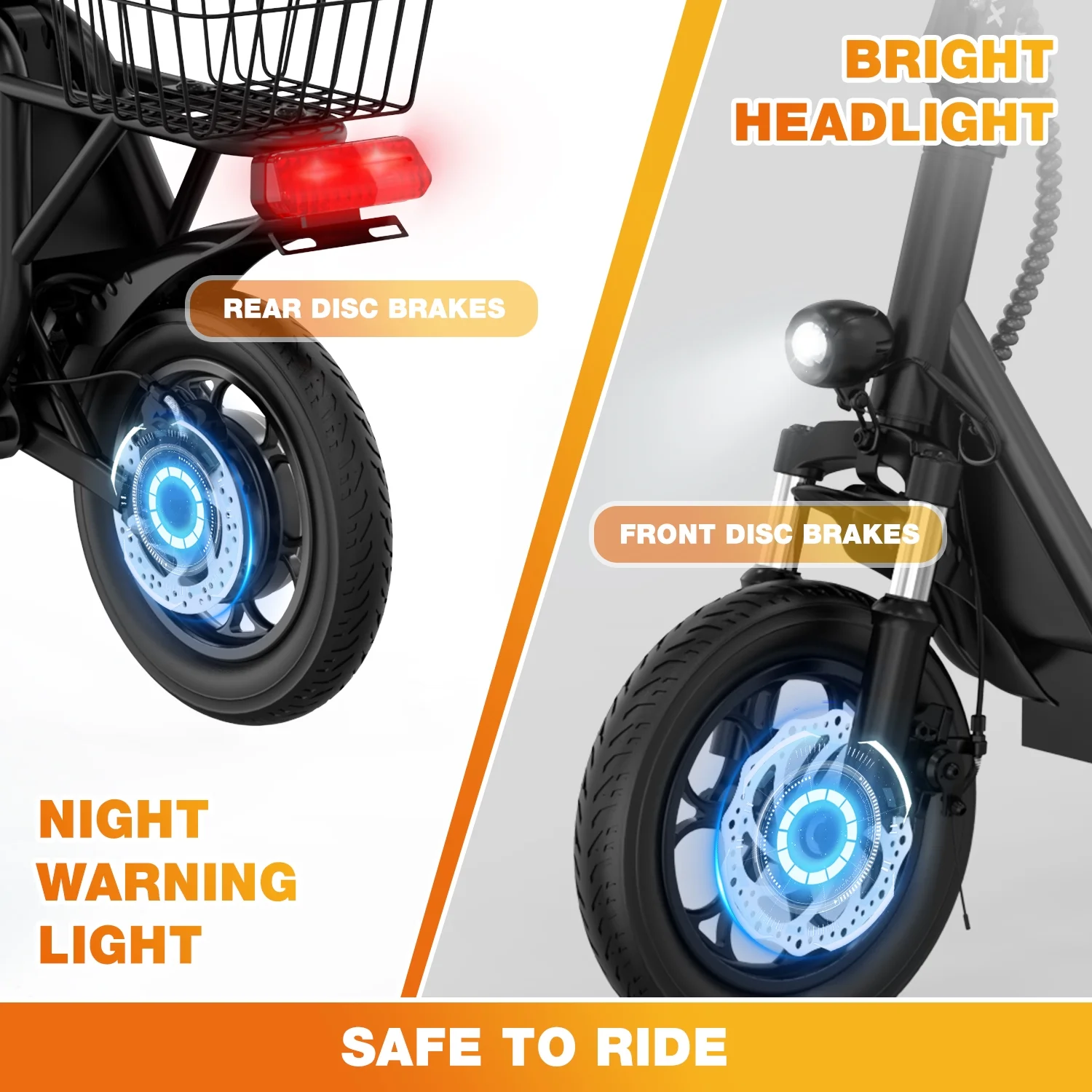 EVERCROSS Electric Scooter with Seat for Adult, 400W Motor up to 22 Miles Range & 18.6Mph, 12" Pneumatic Tire Foldable Scooter with Seat & Carry Basket