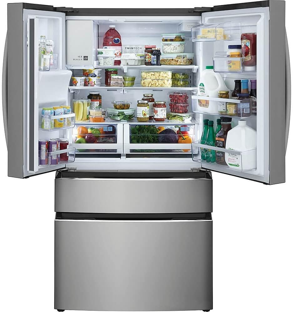 Frigidaire Gallery GRMC2273BF 21.5 Cu. Ft. Stainless Counter Depth 4-Door French Door Refrigerator