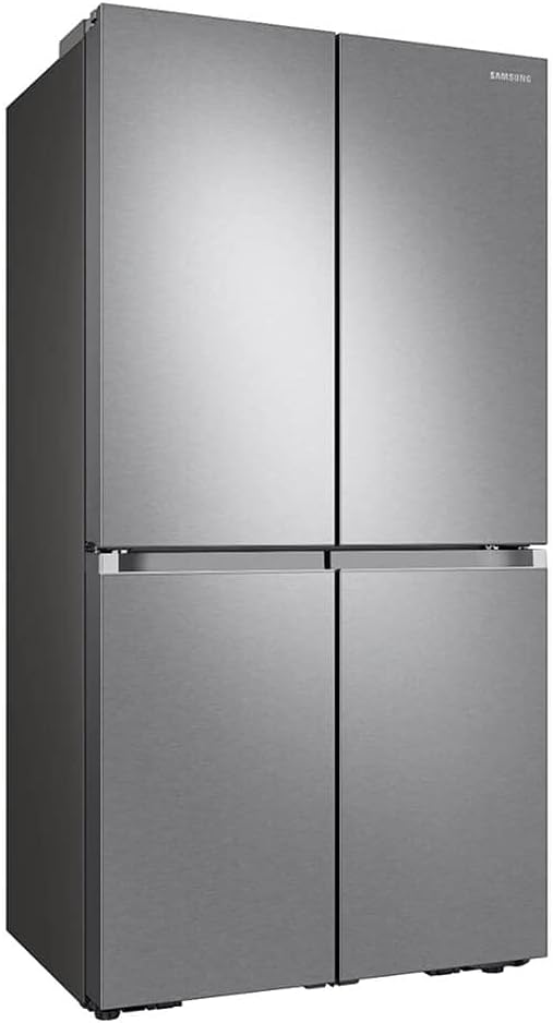 SAMSUNG 23 Cu Ft Smart Counter Depth 4-Door Flex Refrigerator w/ AutoFill Water Pitcher, Dual Ice Maker, Energy Star Certified, RF23A9071SR/AA, Fingerprint Resistant Stainless Steel