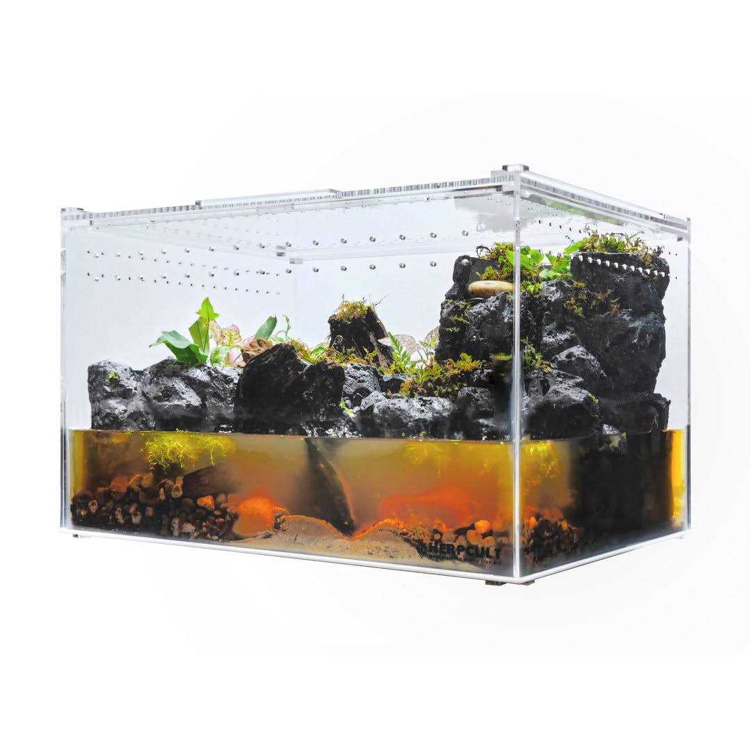 HerpCult Acrylic Clear-Top Reptile Habitat - Pet Supplies online store