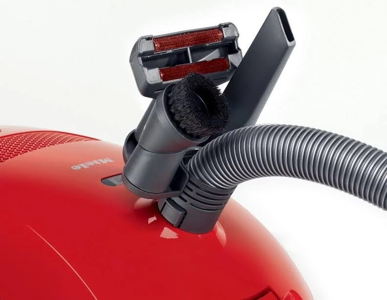 Miele Classic C1 Titan Canister Vacuum - AirClean/HEPA - Mango Red
