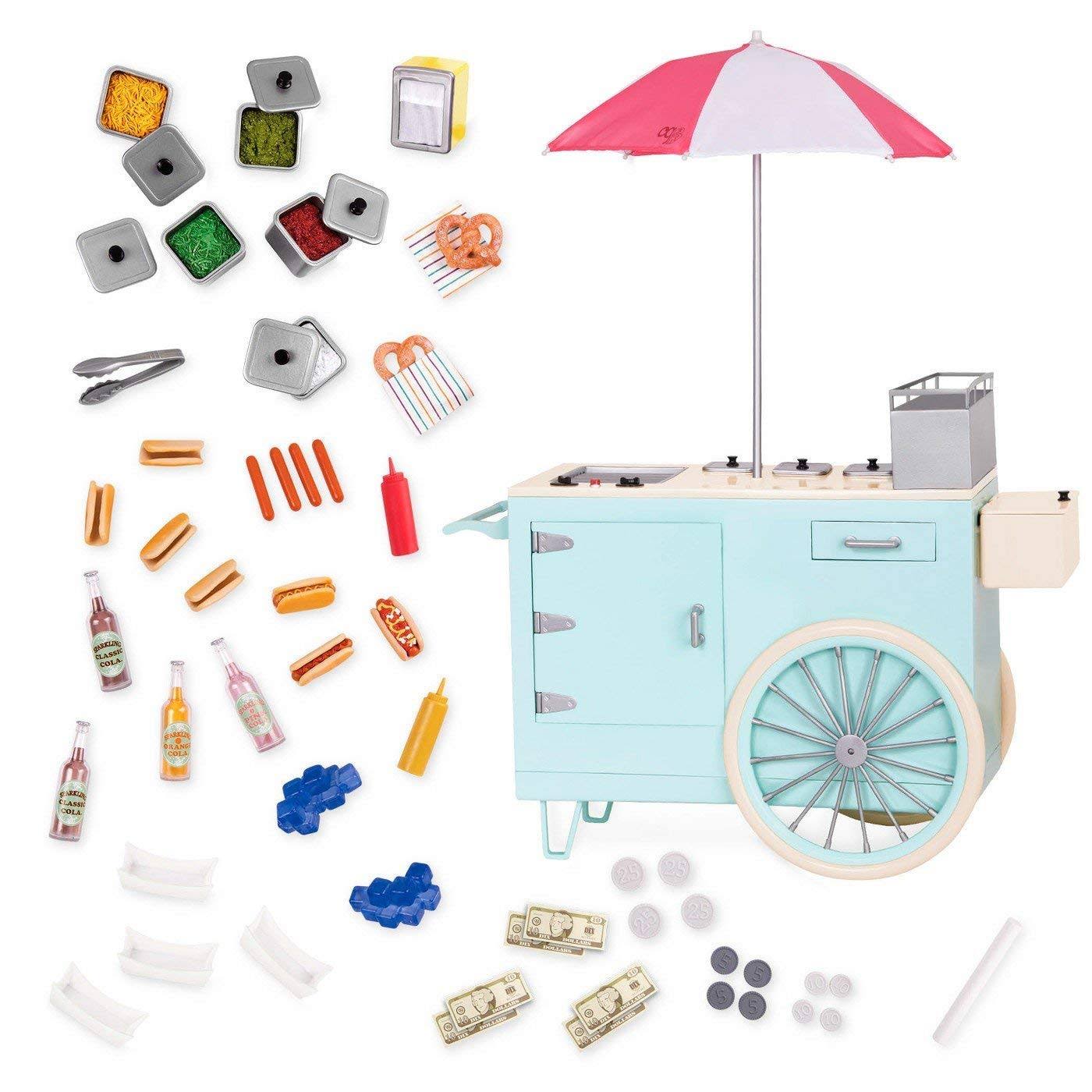 Our Generation Retro Hot Dog Cart