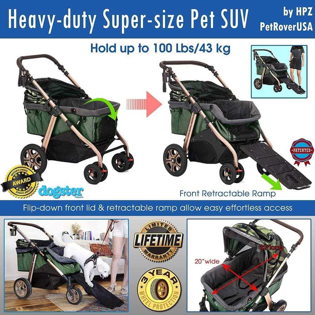 HPZ Pet Rover Titan HD SUV Stroller - Pet Supplies online store