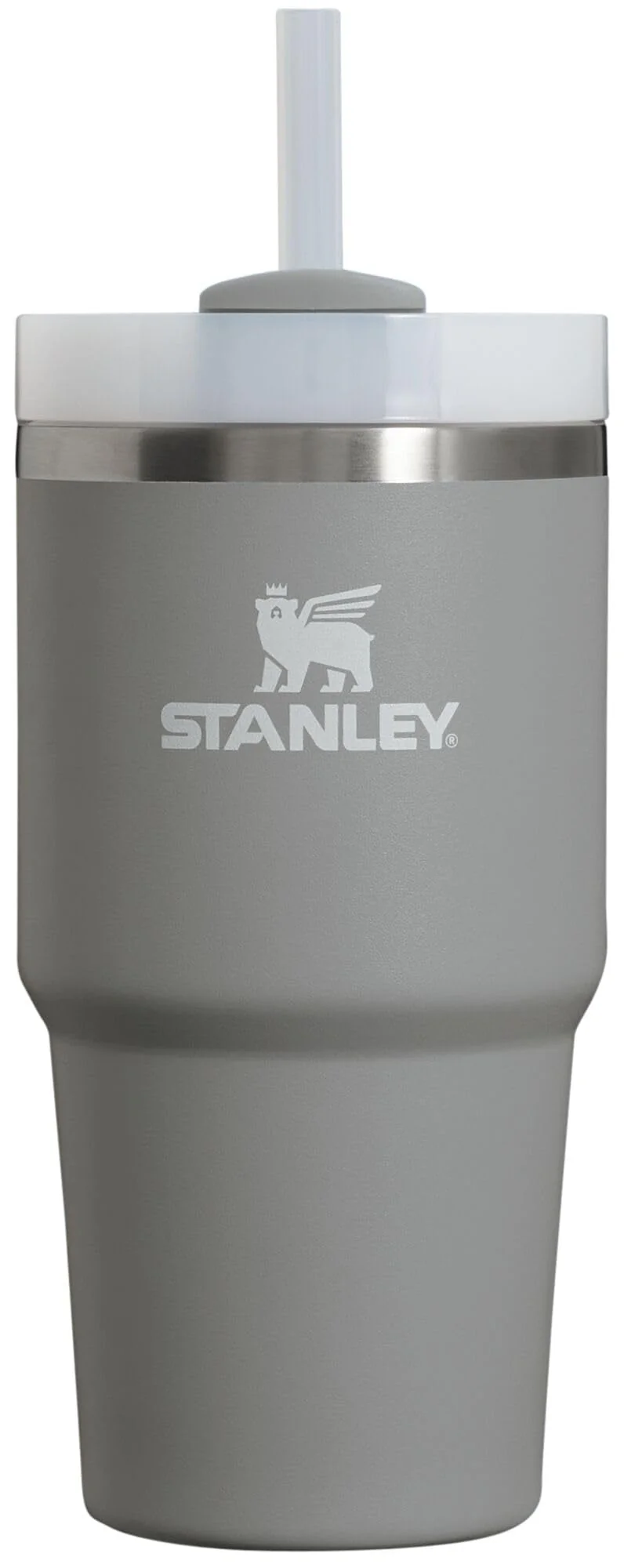 Stanley Quencher H2.0 FlowState Stainless Steel Vacuum Insulated Tumbler with Lid and Straw for Water, Iced Tea or Coffee 20 oz Stone