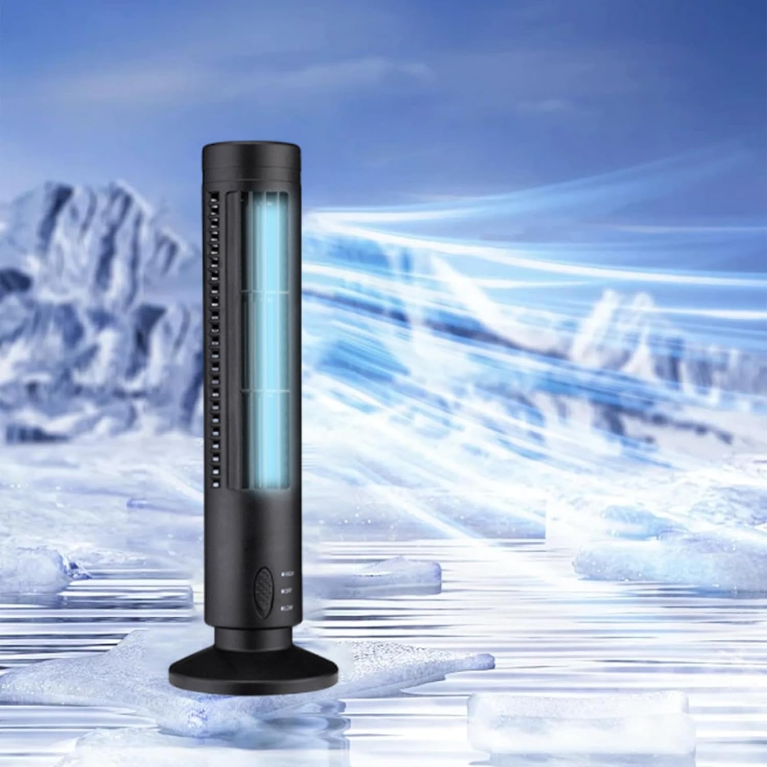 Windowless Portable Air Conditioner Ac Units,Portable Fan Conditioner With Two Speeds Simulates Natural Wind,Small Indoor Outdoor Oscillating Swamp Cooler For Home Offices And Bedrooms