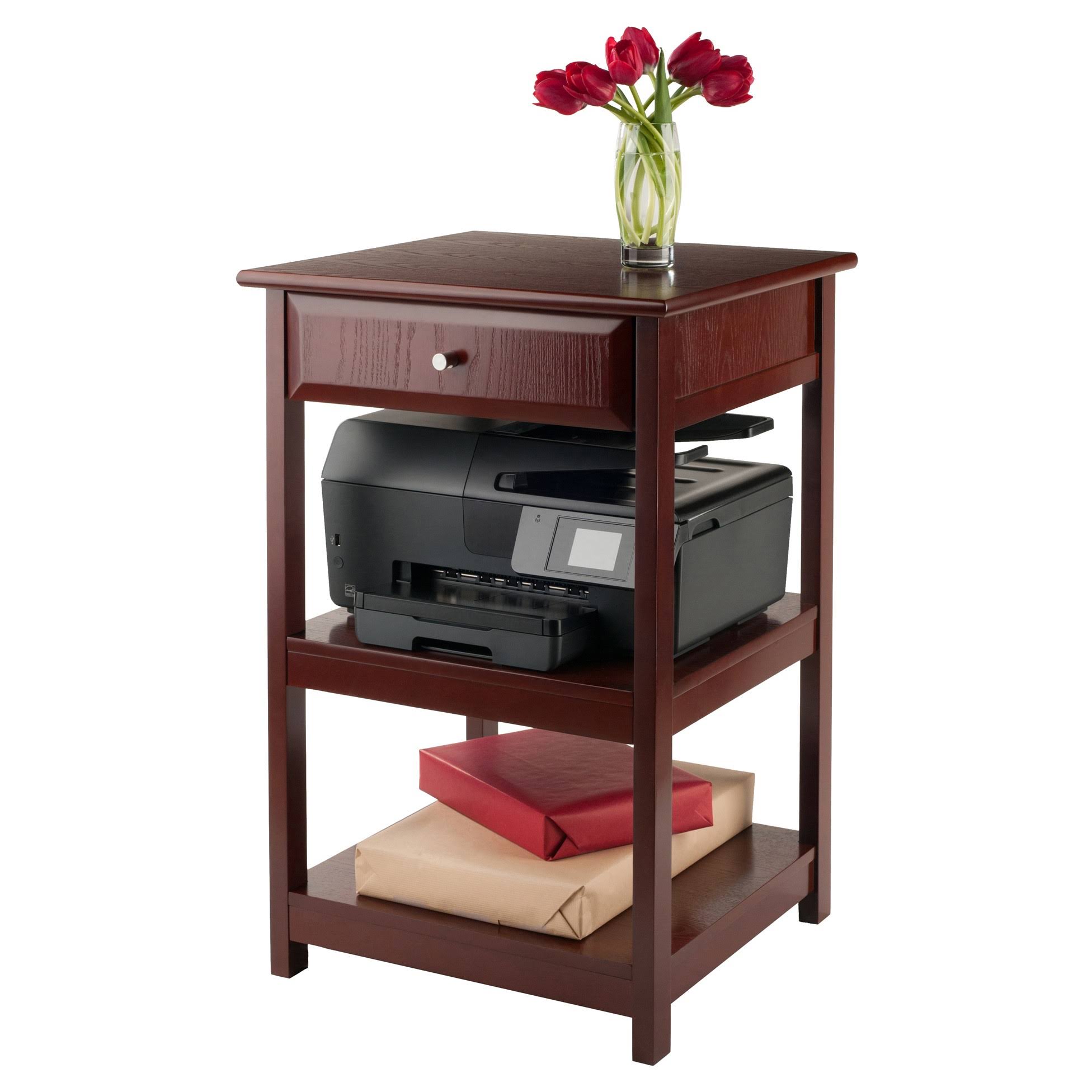 Winsome Delta Printer Table Walnut