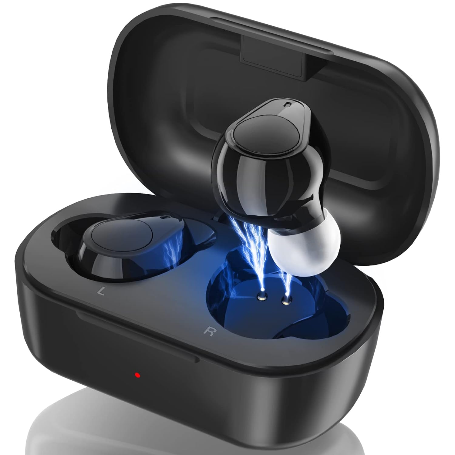 AIRSSON Digital Hearing Amplifier: Rechargeable Hearing Aids for Seniors with Noise Cancelling | Invisible Ear Aid Devices for Adults with Volume Control