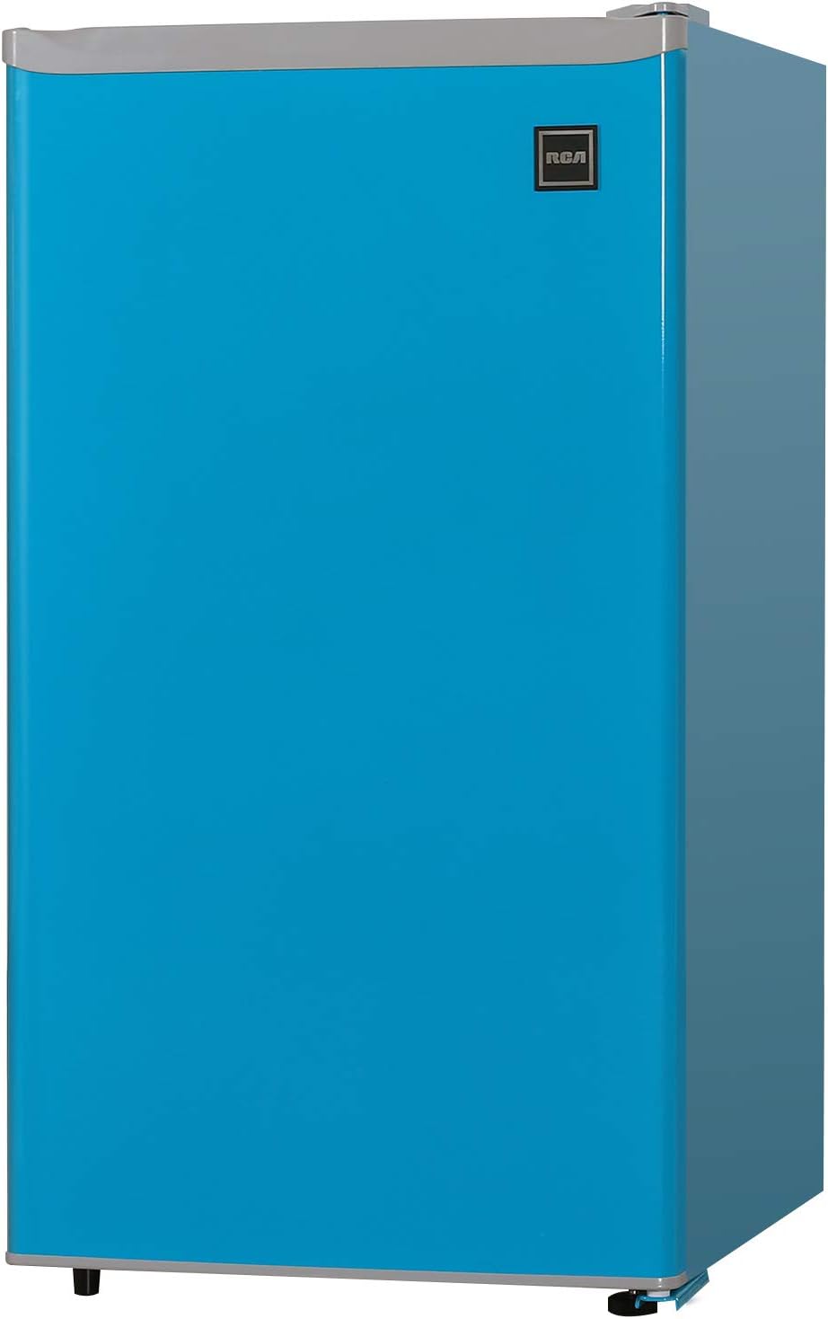 RCA RFR322-B RFR322 3.2 Cu Ft Single Door Compact Mini Fridge Refrigerator, Platinum, Stainless