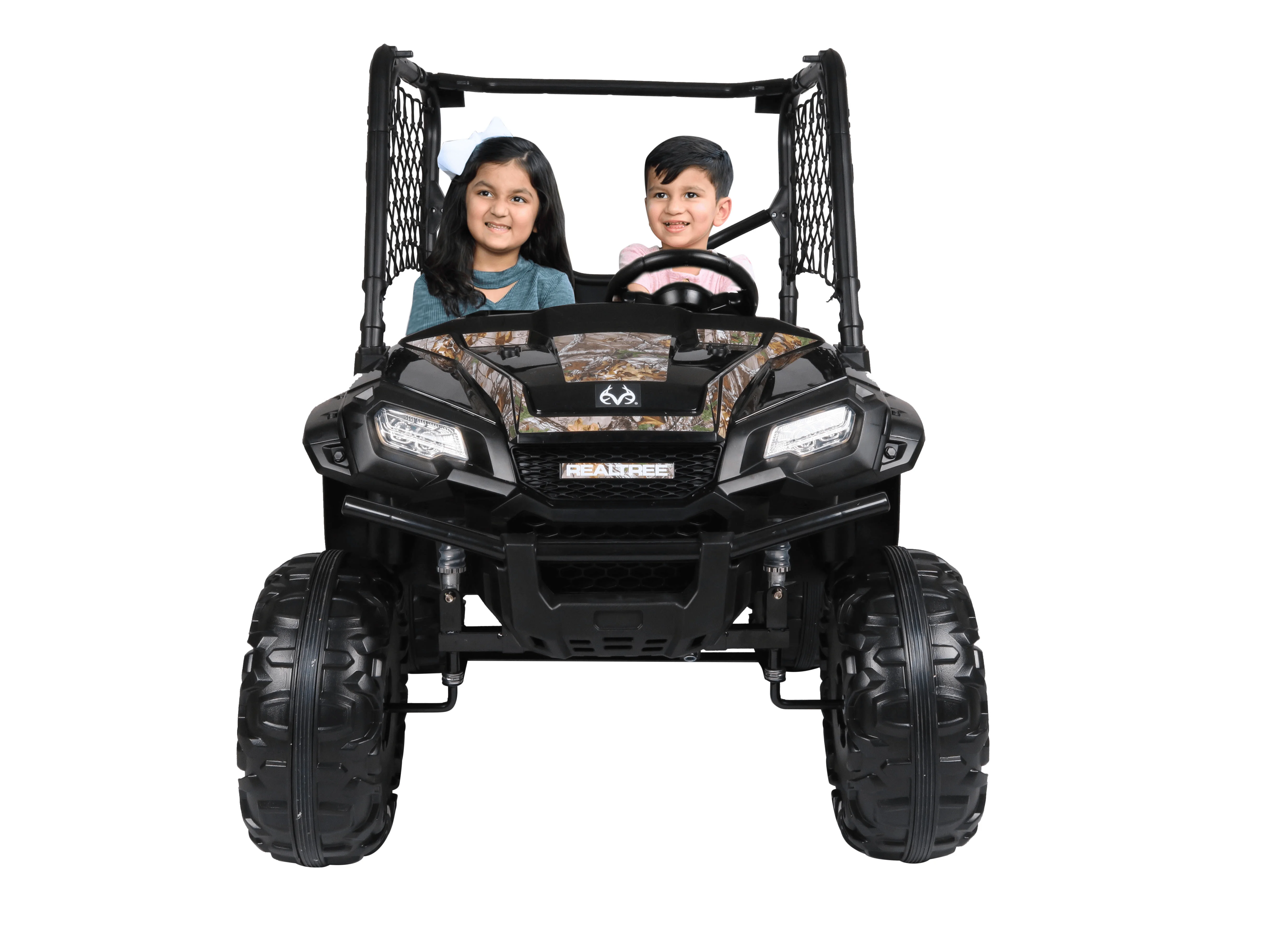Realtree XD UTV 24V battery-operated ride-on with remote, MP3,USB for Kids 3+ years