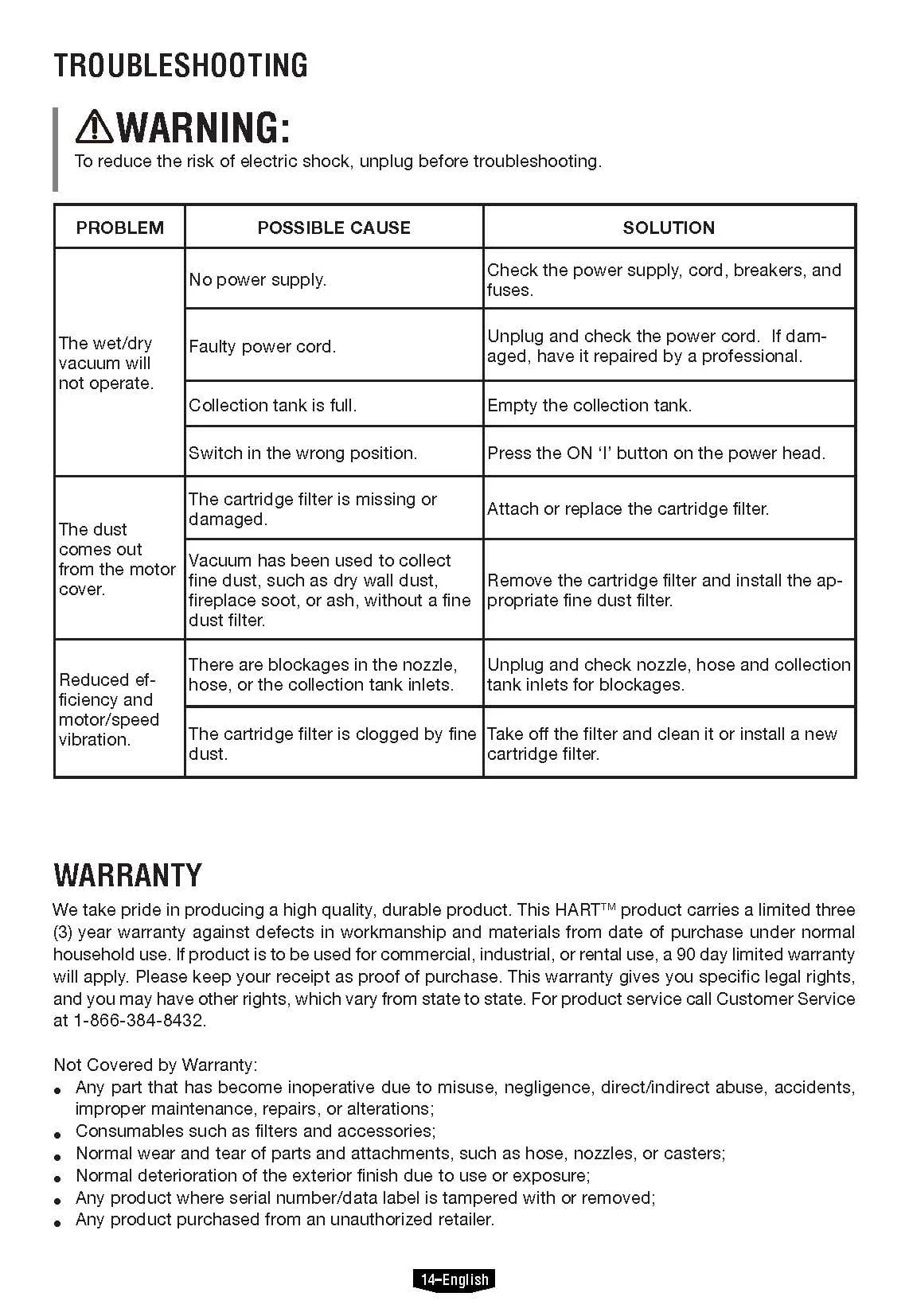 HART 6 Gallon 5 Peak HP Stainless Steel Wet/Dry Vacuum, VOC608S 3702
