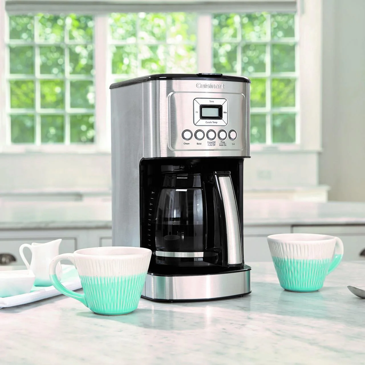 Cuisinart Perfectemp™ 14 Cup Programmable Coffeemaker, Silver