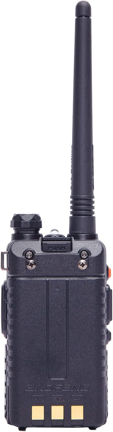 BaoFeng UV-5R 8 Watt High Power VHF UHF Dual Band Two Way Radio Tri-Power 8/4/1W Portable Radio with one More 3800mAh Battery,Speaker, Antenna, USB Program Cable and Earpiece