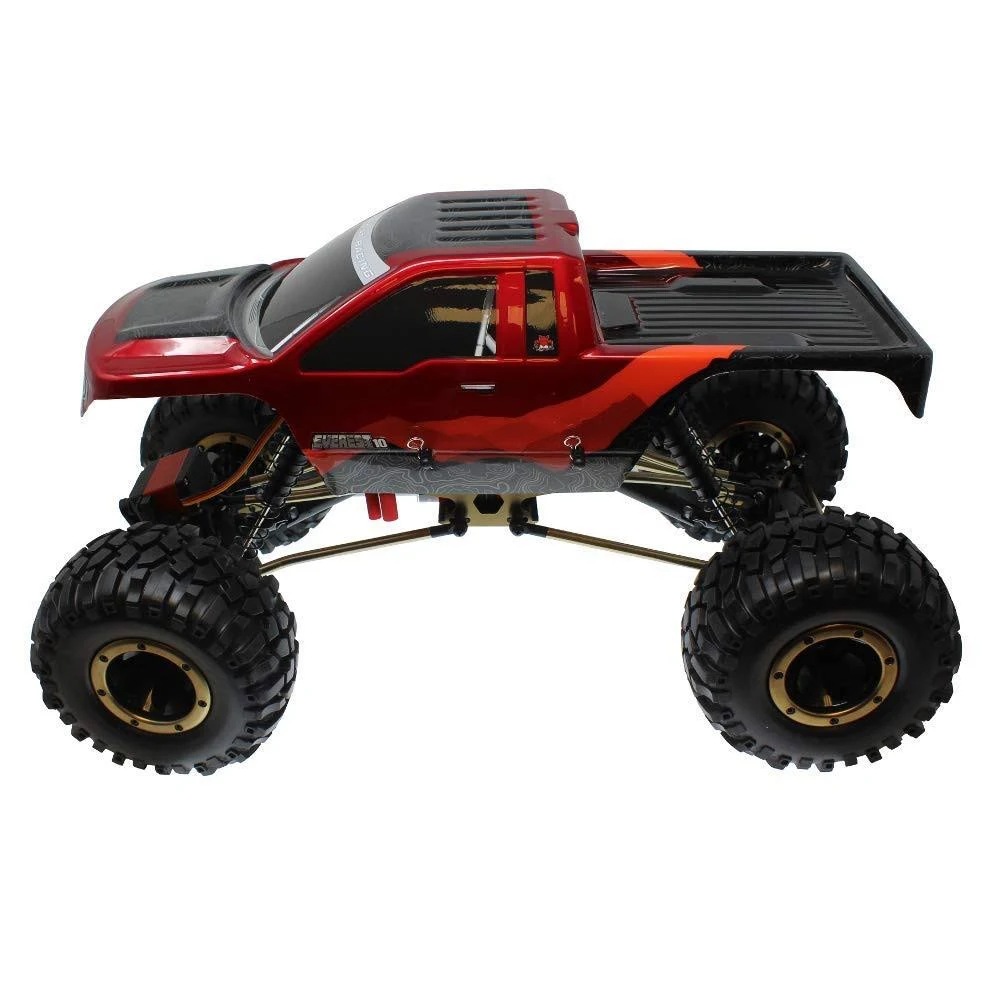 Redcat Racing Everest-10 1:10 Scale Rock Crawler Electric RC Truck, Red/Black