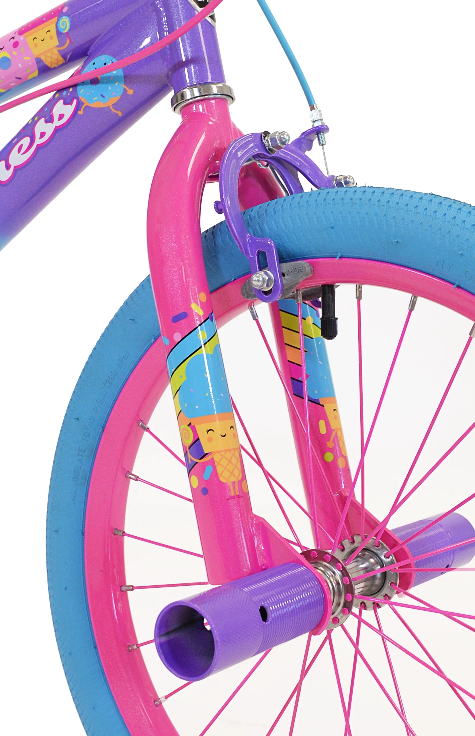 Kent Bicycles 18 Sweetness Girls Child Bike, Purple/Pink/Blue