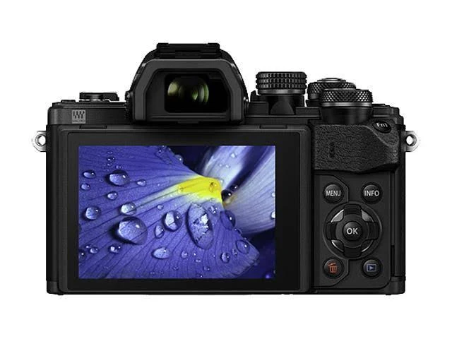Olympus E-M10 Mark II Two Lens Kit Black Body with 14-42mm IIR u0026 40-150mm f4.0-5.6 R Black Lenses