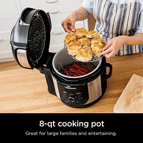 Ninja Foodi Pressure Cooker and Air Fryer with Nesting Broil Rack