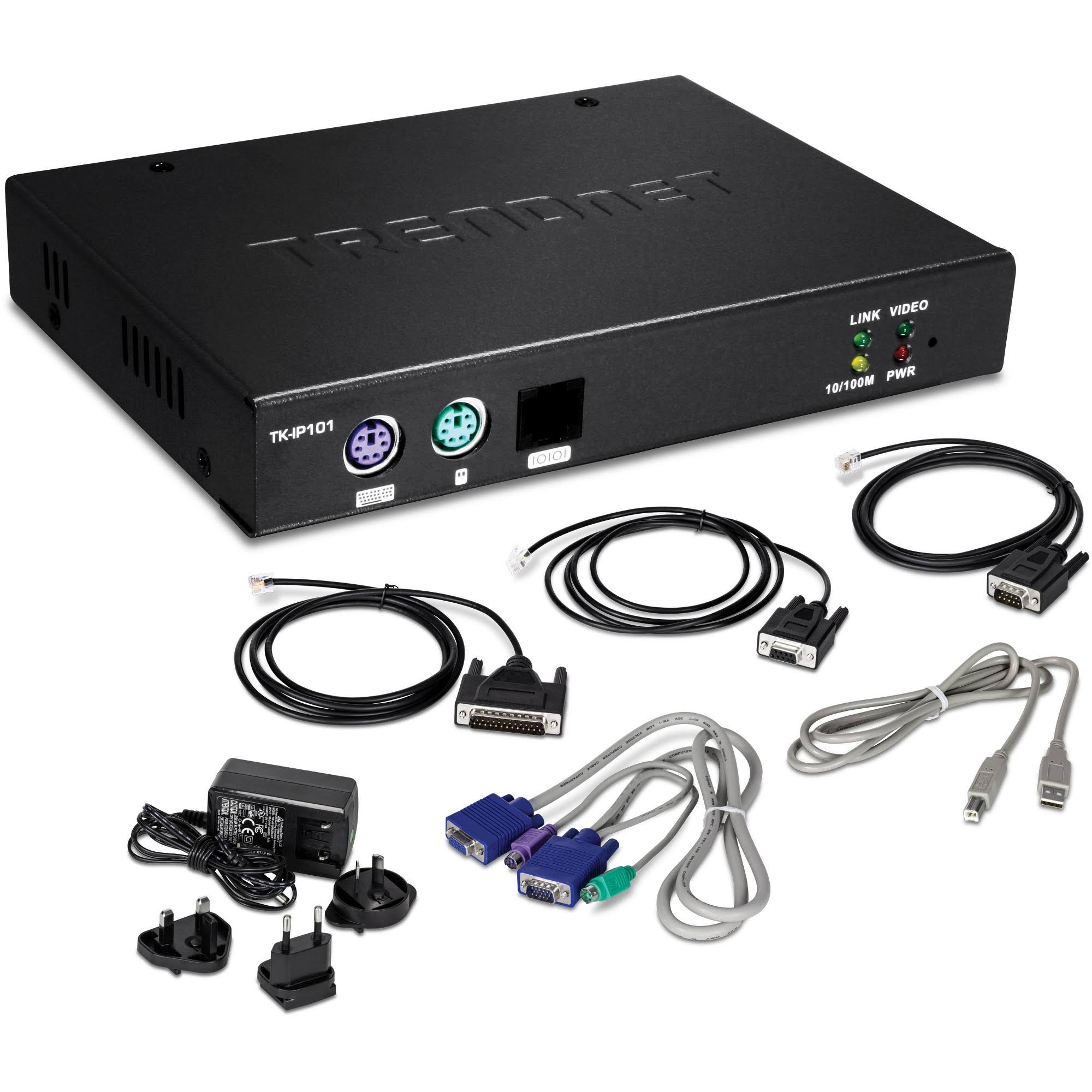 TRENDnet TK IP101 1 Port KVM Switch Over IP