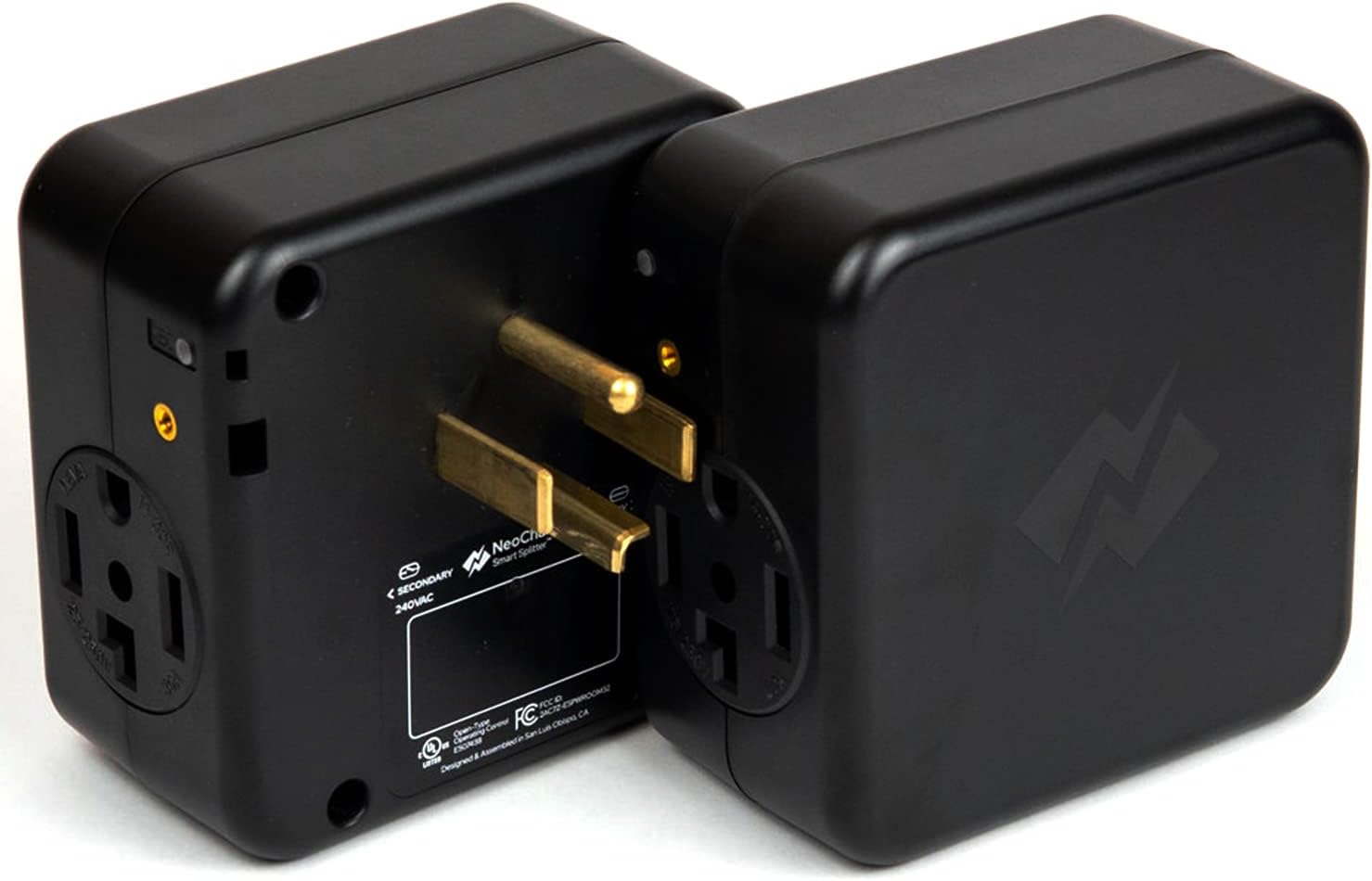 NeoCharge 24 Amp Smart Splitter - Save Thousands On Home Electric Vehicle (EV) Charging Install, UL Safety Certified, Share Dryer and EV, No Electrician Required, (NEMA 14-30, 240V)