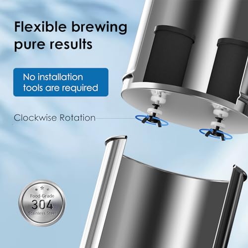 Purewell 1.5G Water Filter System with Water Level Window