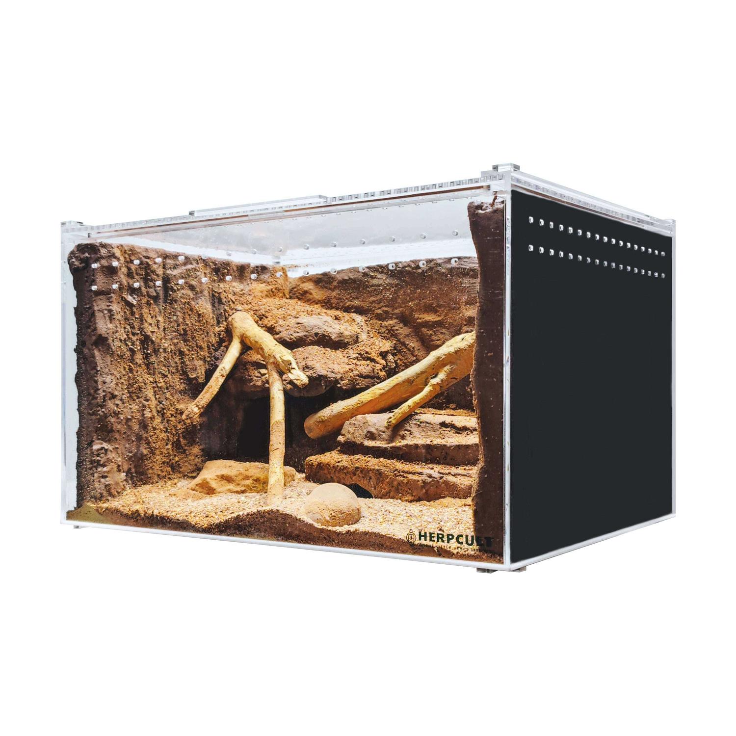 HerpCult Acrylic Clear-Top Reptile Habitat - Pet Supplies online store