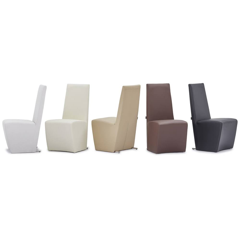 Zuri Furniture Boston High Back Modern Dining Chair - Brown