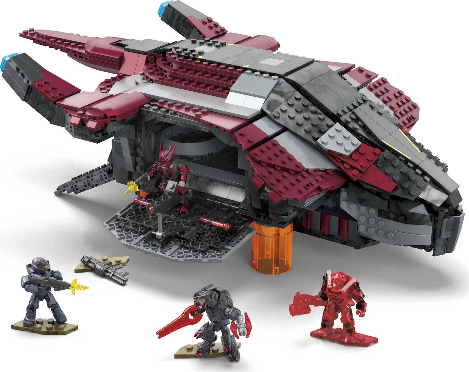 MEGA Halo Infinite Banished Phantom Building Kit with 4 Figures (1214 Pieces)