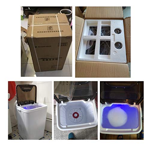 YXCKG Household Washing Machine, Portable Washer and Dryer Combo, Small Washing Machine (41.5x39x64cm), Easy to Wash Clothes, Apartments Camping RV Use