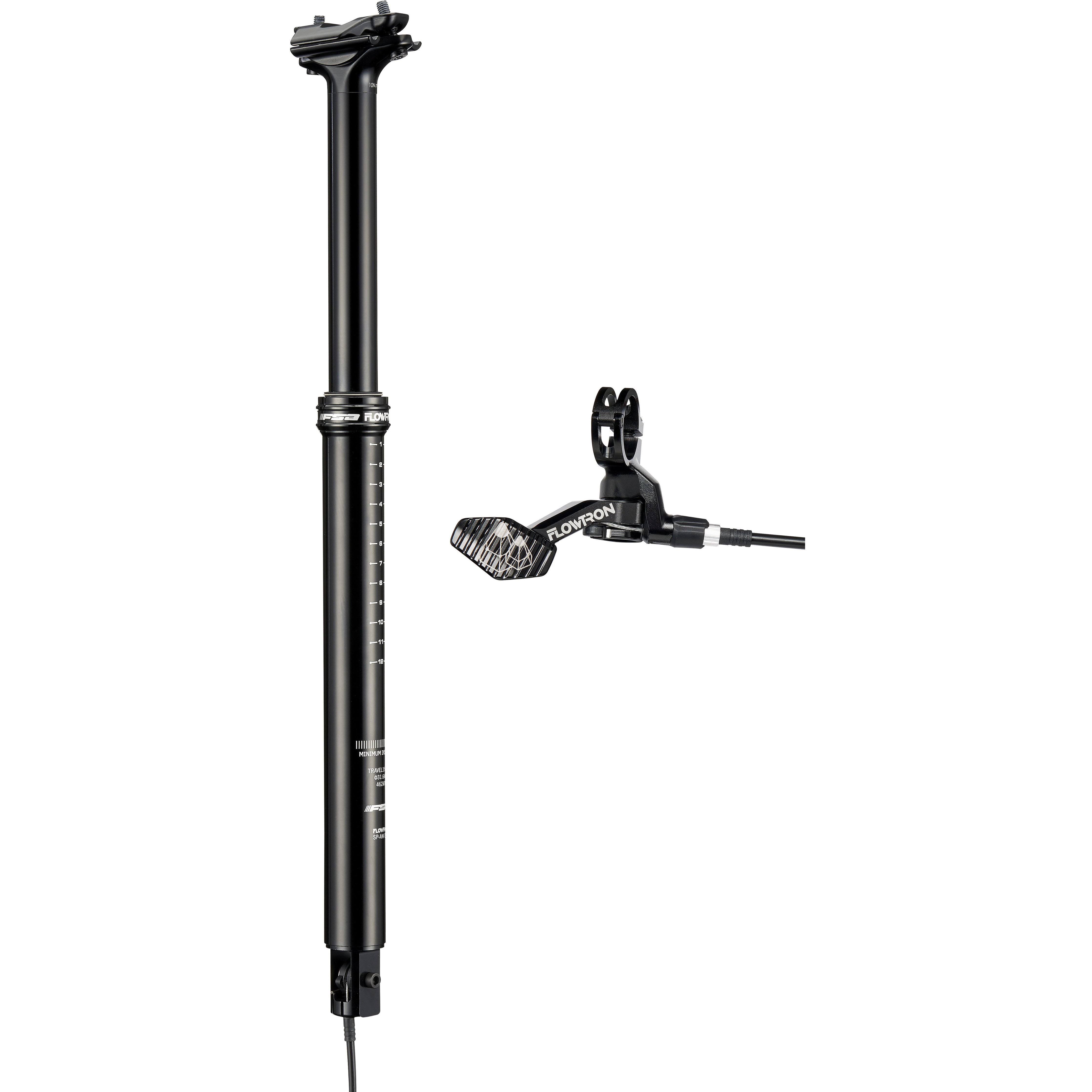 FSA Flowtron Dropper Seat Post - 31.6mm - Black