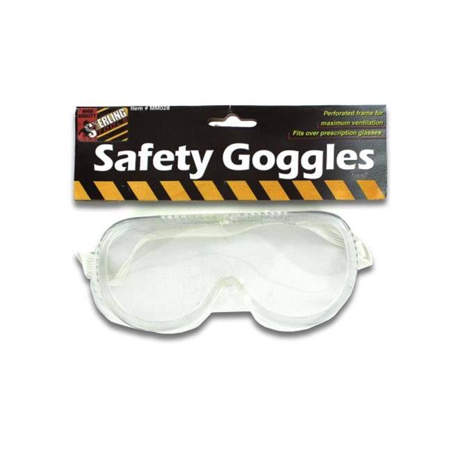 Bulk Buys Safety Goggles - Pack of 72 MM028-72
