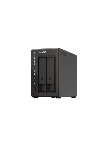 QNAP TS-453E-8G-US 4 Bay High-Performance Desktop NAS with Intel Celeron Quad-core Processor, 8 GB DDR4 RAM and Dual 2.5GbE (2.5G/1G/100M) Network Connectivity (Diskless)