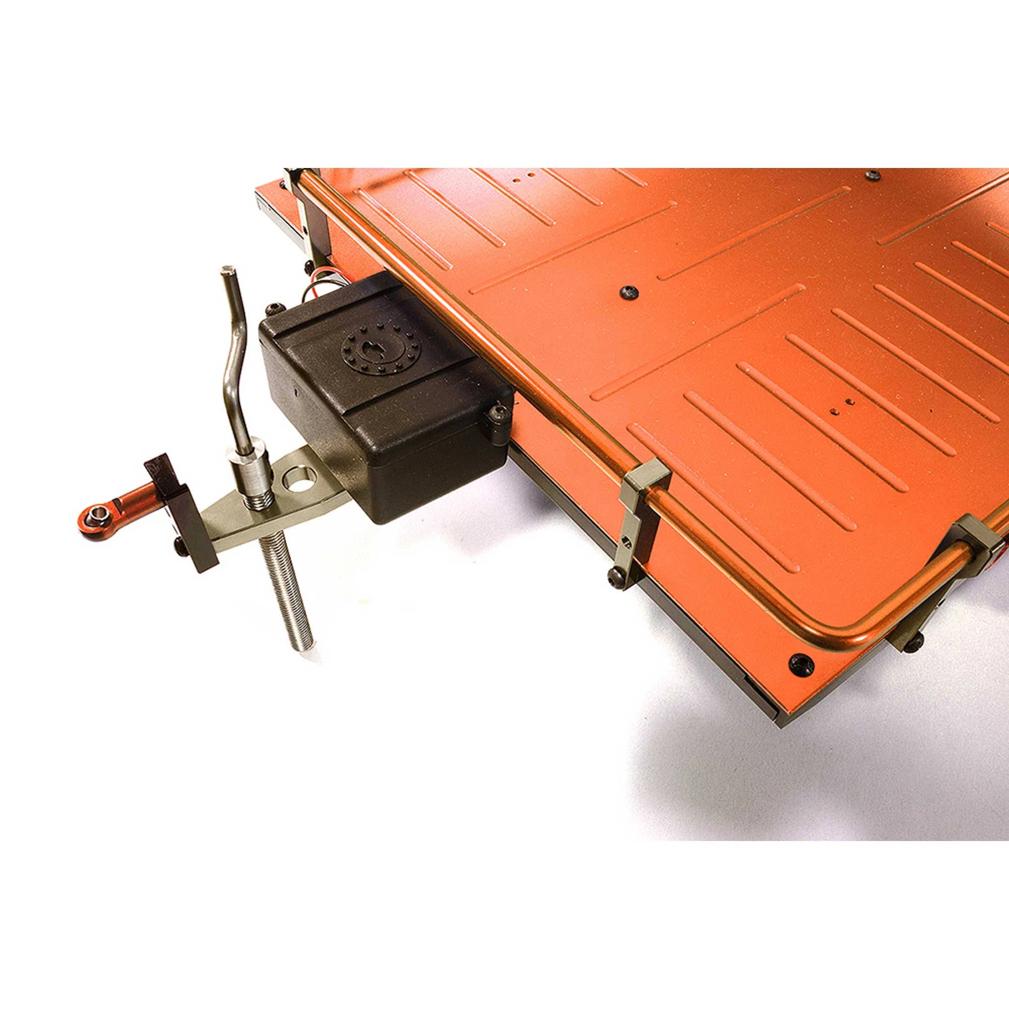 Integy Alloy Flatbed Dual Axle Car Trailer, Orange: 1/10 RC, Intc29006orange