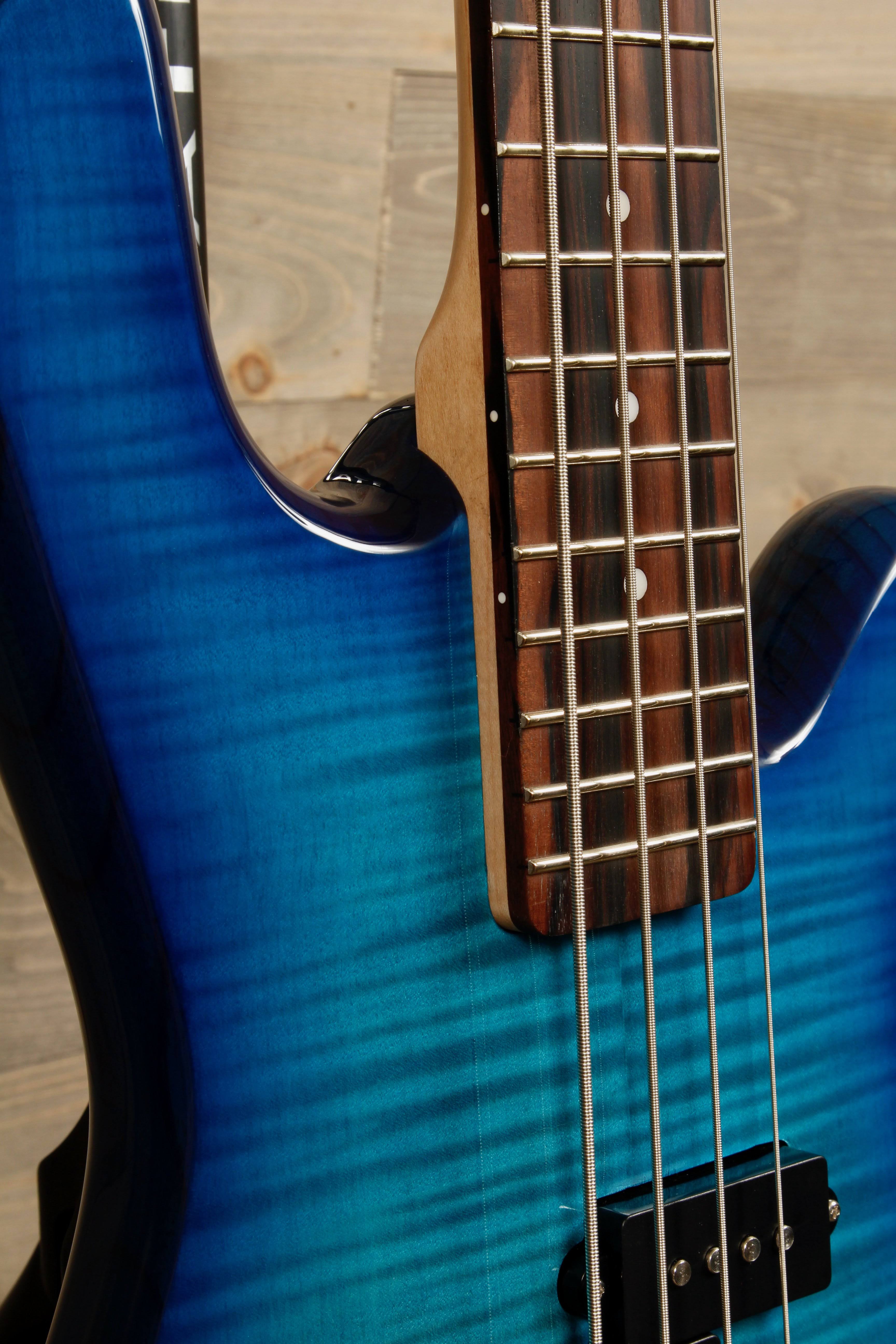Spector Legend 4 Standard Bass Guitar - Blue Stain Gloss