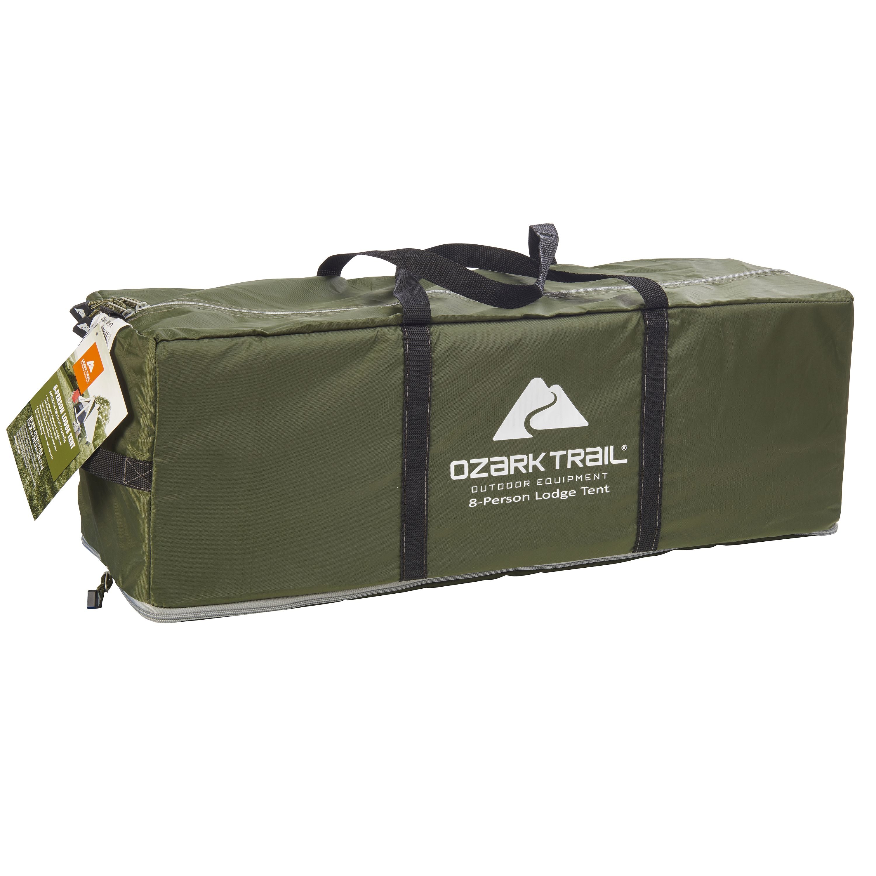 Ozark Trail Hazel Creek 8 Person Lodge Camping Tent with Covered Entrance