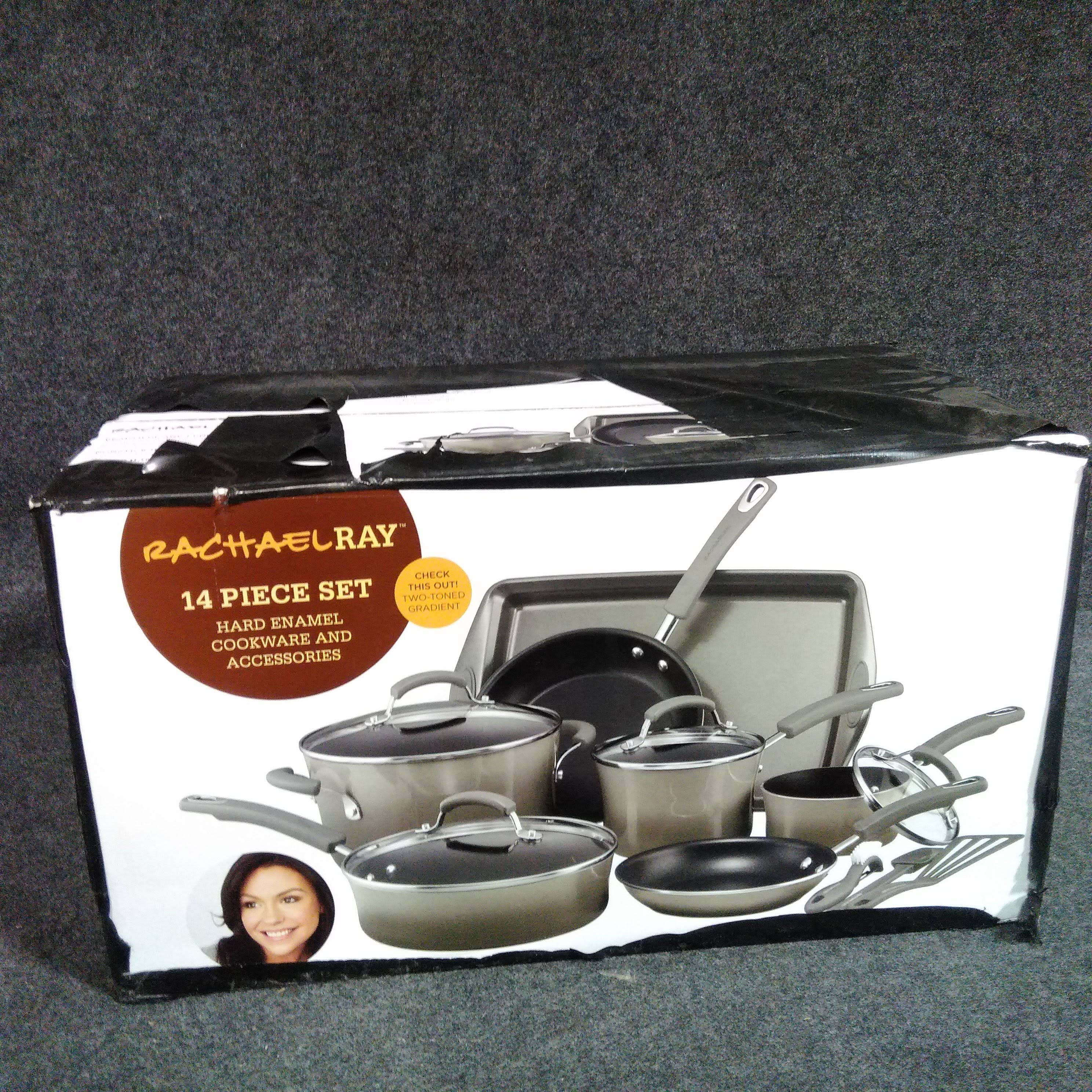 Rachael Ray 14-Pc. Nonstick Cookware Set